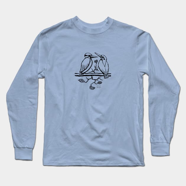 Kingfisher Long Sleeve T-Shirt by mnutz